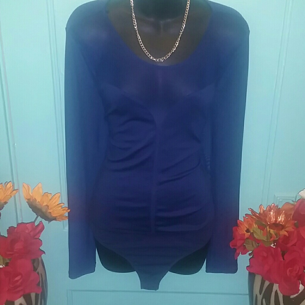 Plus Blue bodysuit